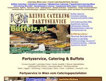 Tablet Screenshot of catering-wien.com