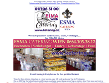 Tablet Screenshot of esma.catering-wien.com
